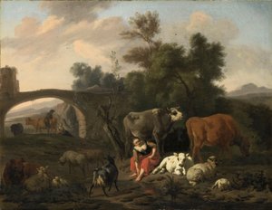 Landschap met Herders en Vee